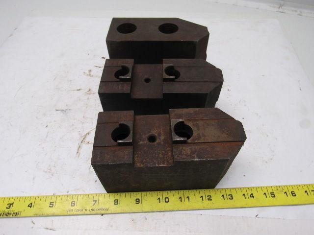 Huron T11248 Lathe Clamp Chuck Soft Jaws 6"L x 2-1/2"W X3-1/8"T Lot of 3