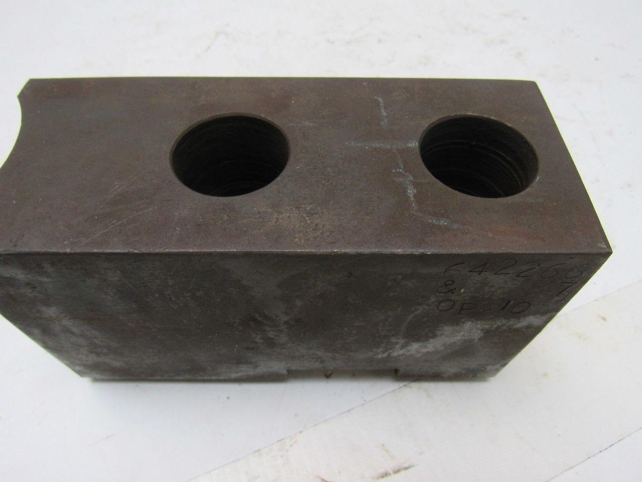 Huron T11248 Lathe Chuck Soft Jaws 6"L x 2-1/2"W X3-1/8"T Lot of 3