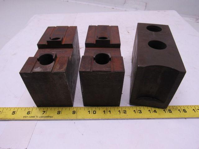 Huron T11248 Lathe Chuck Soft Jaws 6"L x 2-1/2"W X3-1/8"T Lot of 3