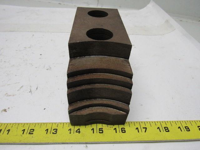 Huron 1248 Lathe Chuck Soft Jaws 6"L x 2-1/2"W X3-1/4"T Lot of 3