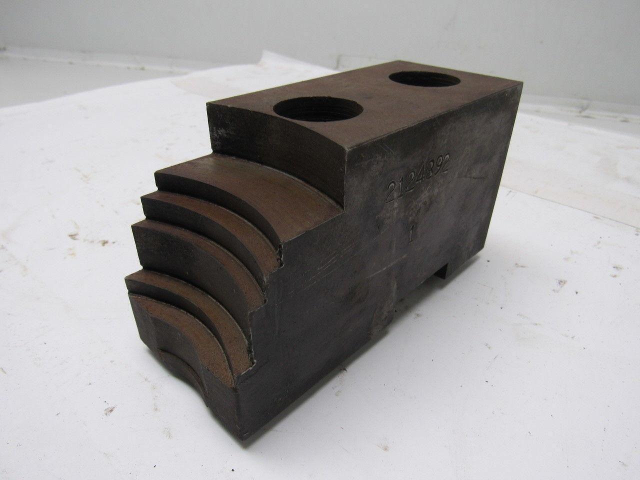 Huron 1248 Lathe Chuck Soft Jaws 6"L x 2-1/2"W X3-1/4"T Lot of 3