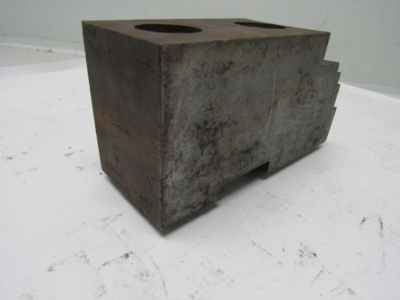 Huron 1248 Lathe Chuck Soft Jaws 6"L x 2-1/2"W X3-1/4"T Lot of 3