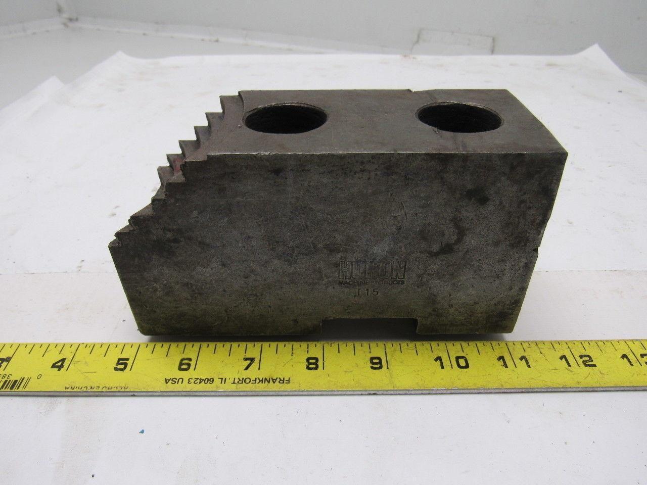 Huron T15 Lathe Chuck Soft Jaws 6-1/4"L x 2-1/2"W X3-1/4"T Lot of 3