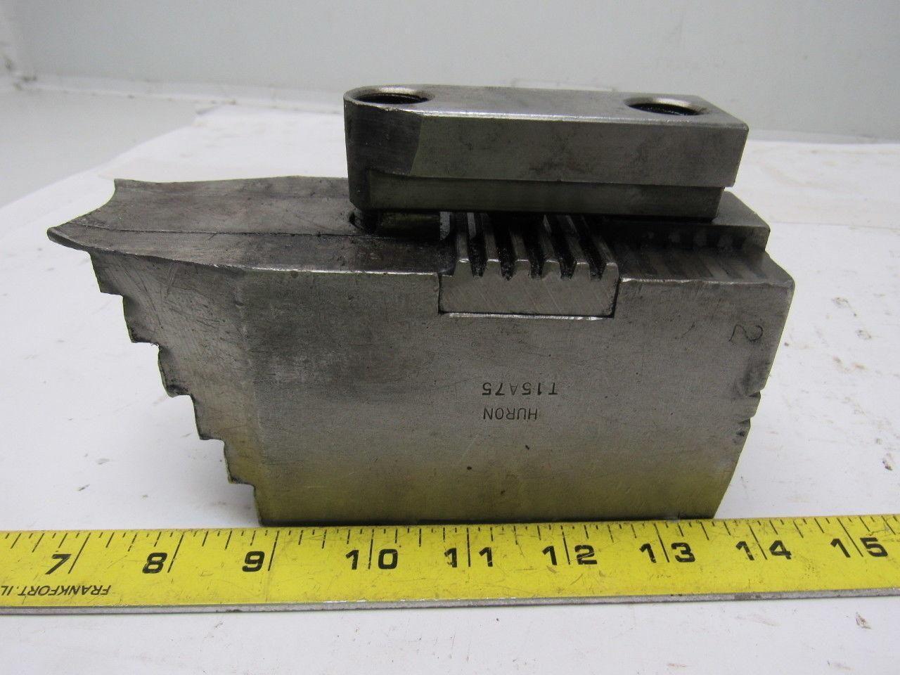 Huron T15A75 Lathe Chuck Soft Jaws 6-1/2"L x 2-1/2"W X3"T Lot of 3