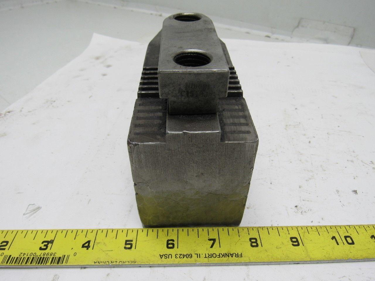 Huron T15A75 Lathe Chuck Soft Jaws 6-1/2"L x 2-1/2"W X3"T Lot of 3