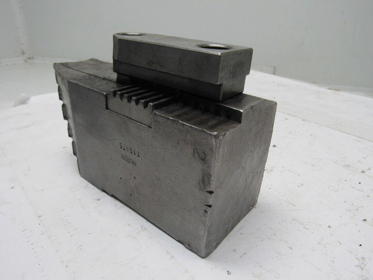 Huron T15A75 Lathe Chuck Soft Jaws 6-1/2"L x 2-1/2"W X3"T Lot of 3