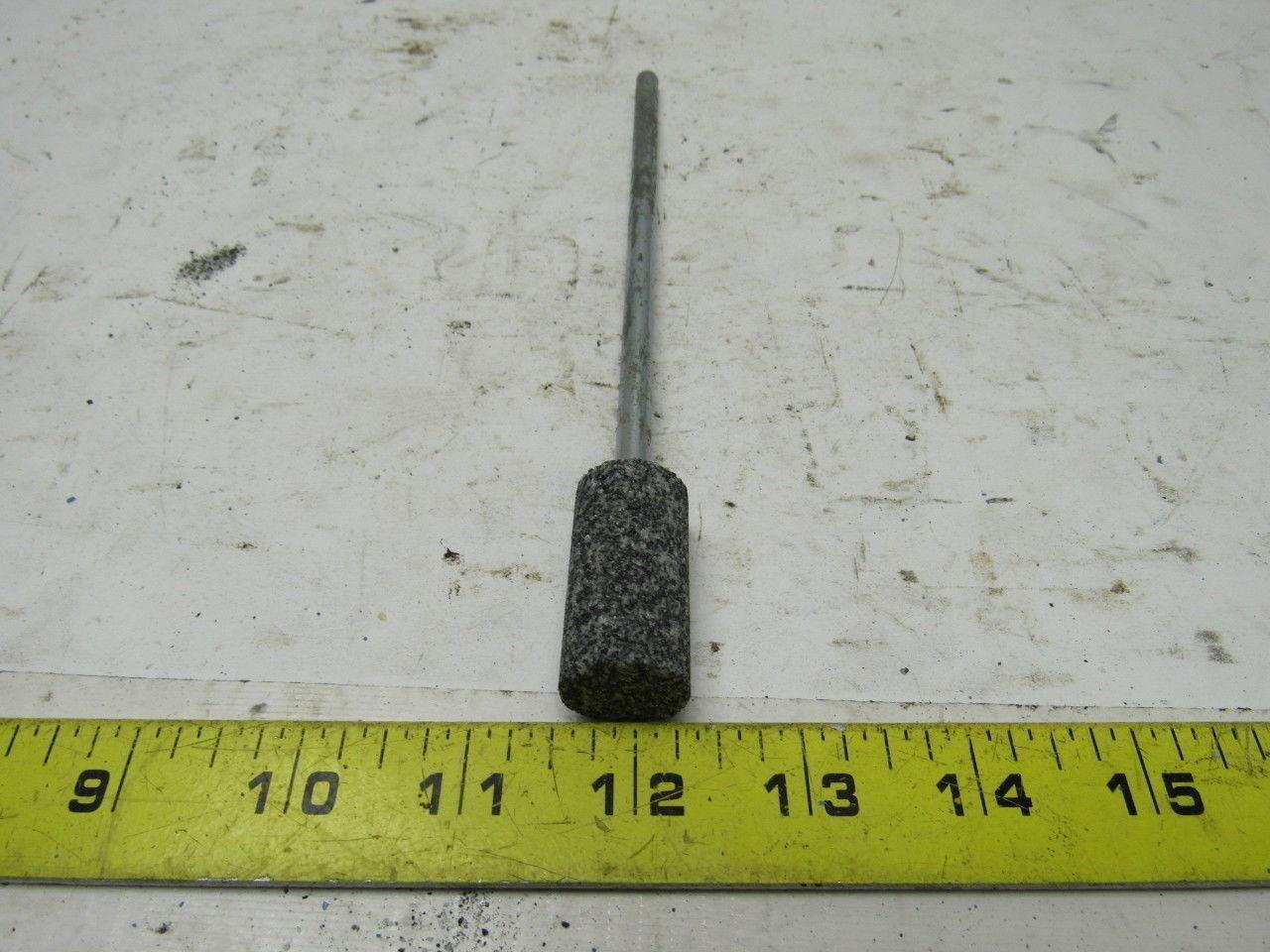 Grier Abrasives 3/4x1-1/2x7-1/2"OAL Mandrel Mounted Grinding Point Gray 50 Pcs