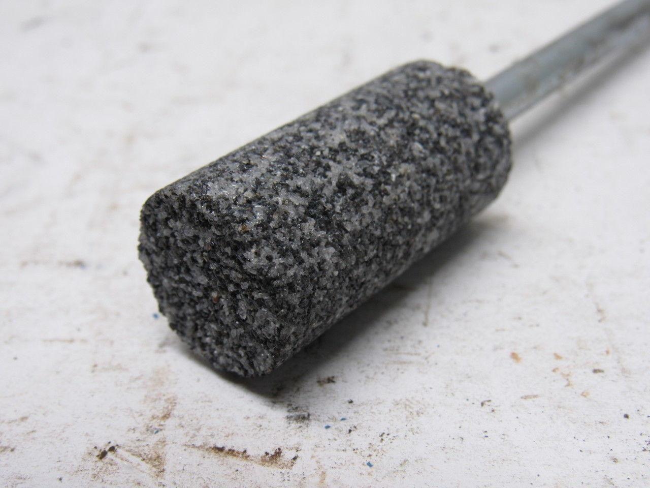 Grier Abrasives 3/4x1-1/2x7-1/2"OAL Mandrel Mounted Grinding Point Gray 50 Pcs