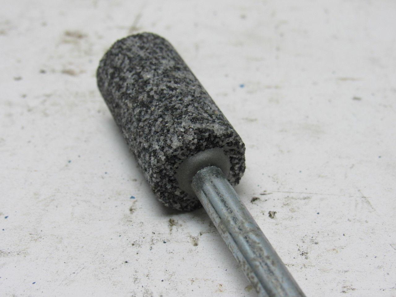 Grier Abrasives 3/4x1-1/2x7-1/2"OAL Mandrel Mounted Grinding Point Gray 50 Pcs