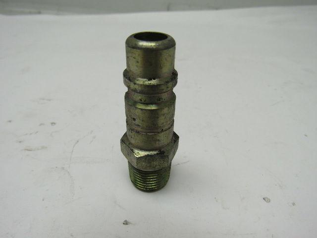 Hanson #52 Steel Male Ball Lock Pneumatic Quick Connect Fitting 3/8 NPT Male