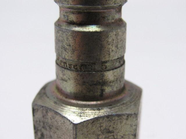Hanson #55 Steel Male Ball Lock Pneumatic Quick Connect Fitting 1/2 NPT Female