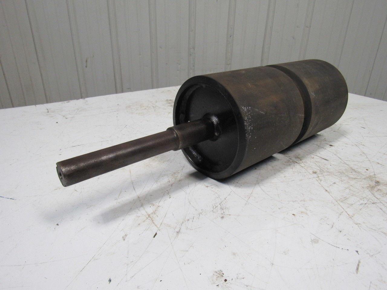 Rubber Coated Steel Conveyor Pulley Roller 6-3/4"x13-3/4"L