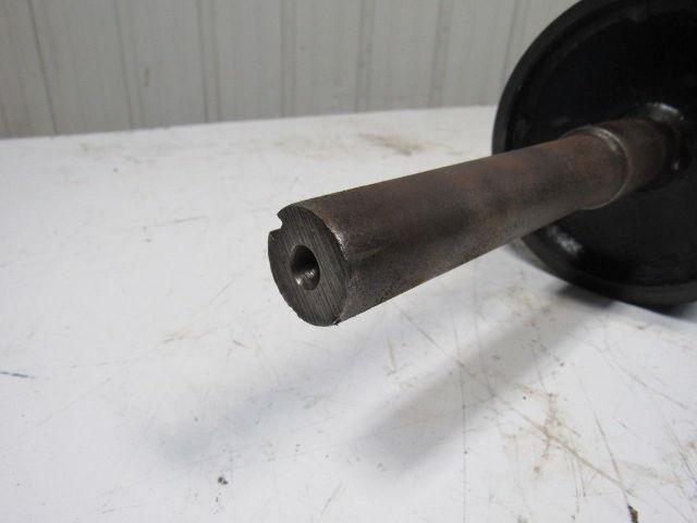 Rubber Coated Steel Conveyor Pulley Roller 6-3/4"x13-3/4"L