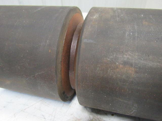 Rubber Coated Steel Conveyor Pulley Roller 6-3/4"x13-3/4"L