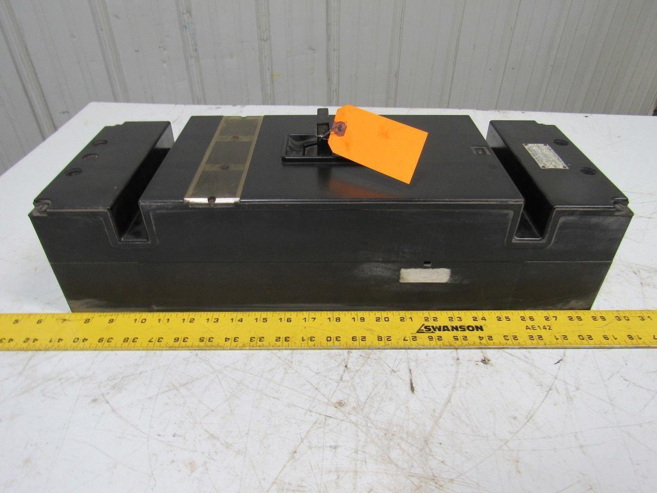 Westinghouse 800A 2 Pole 8000/3500 Trip Amp 600V Molded Case Breaker