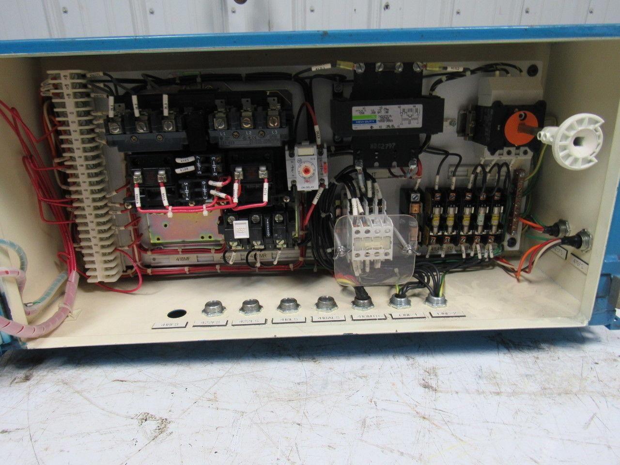 RAPISTAN 480V 5.4AMP Conveyor Machine Controller W/Reversing Starter Control Box