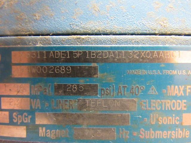 FISCHER PORTER X3311ADE15P1B2DA1132XOAABC1 100MM Flow Meter 1056GPM Max PTFE
