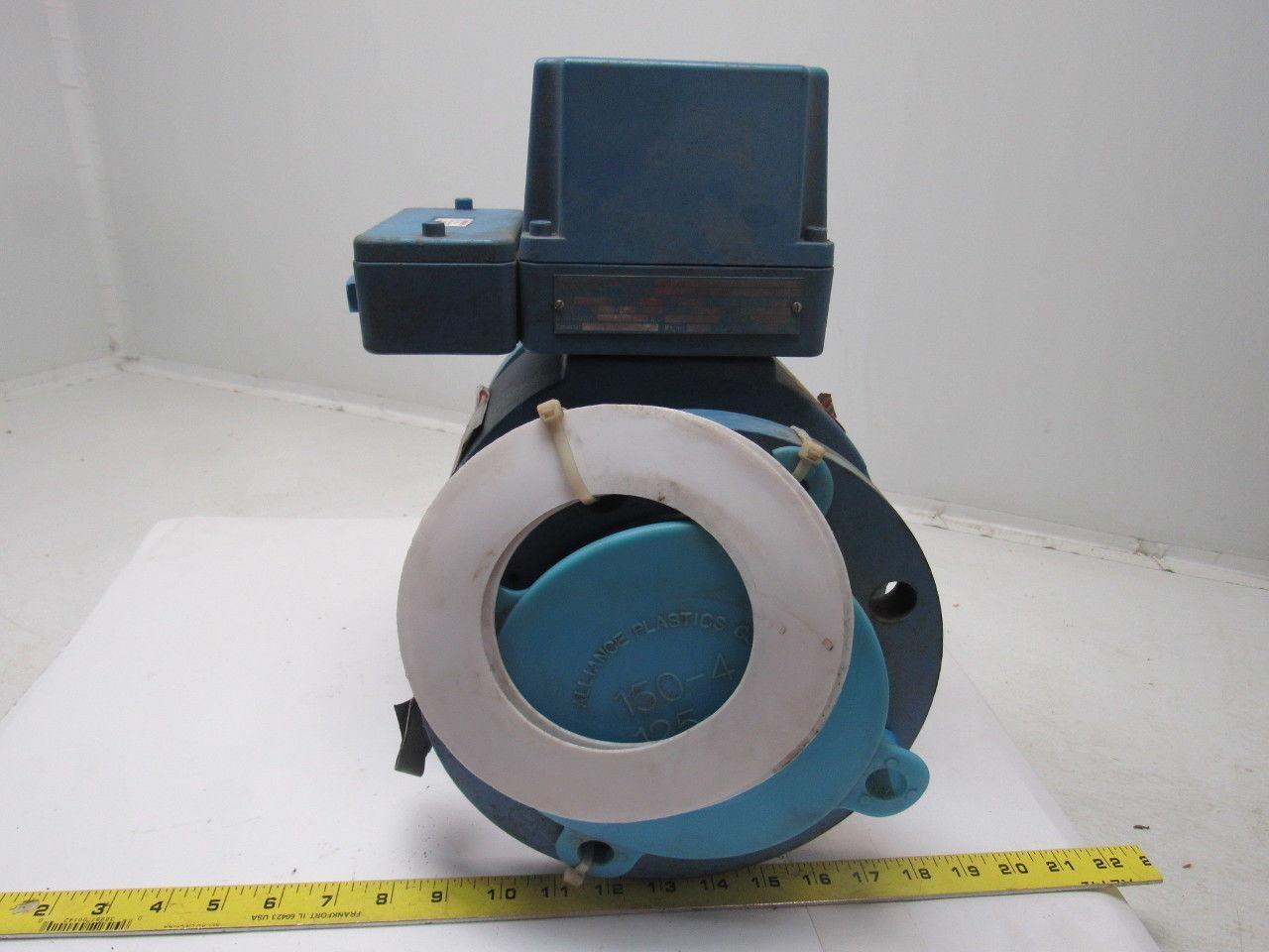 FISCHER PORTER X3311AEE15P1E2FA1132XOAABC1 100MM Flow Meter 1056GPM Max PTFE