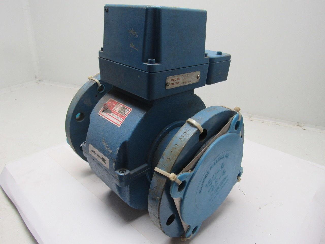 FISCHER PORTER X3311AEE15P1E2FA1132XOAABC1 100MM Flow Meter 1056GPM Max PTFE