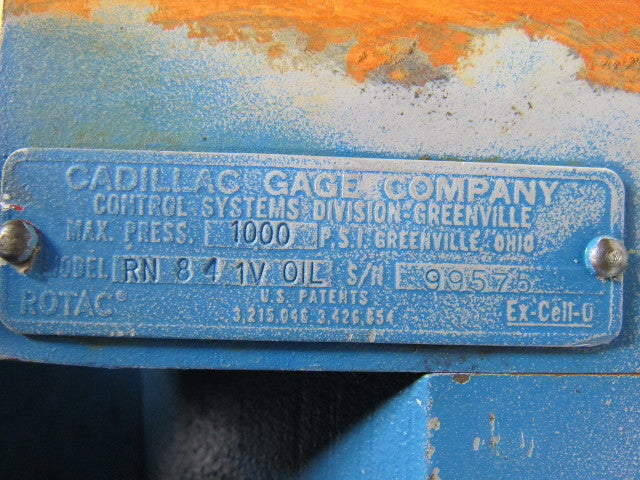 EXCELLO ROTAC RN841VOIL Rotary Actuator 1000PSI