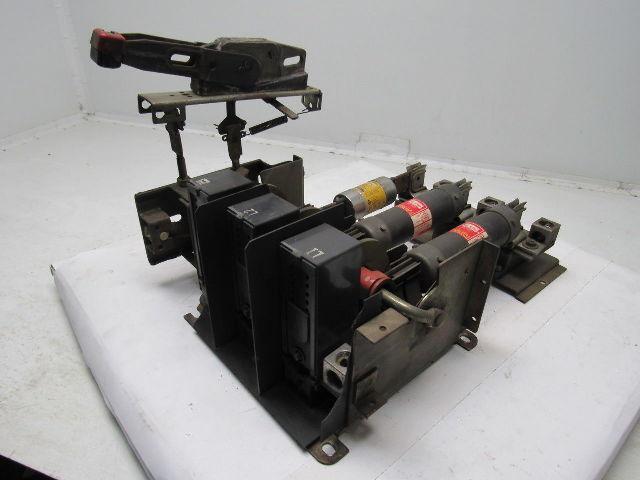 Square D CLass 9422 Type TF-2 125A Disconnect Switch Flange Mount & Handle
