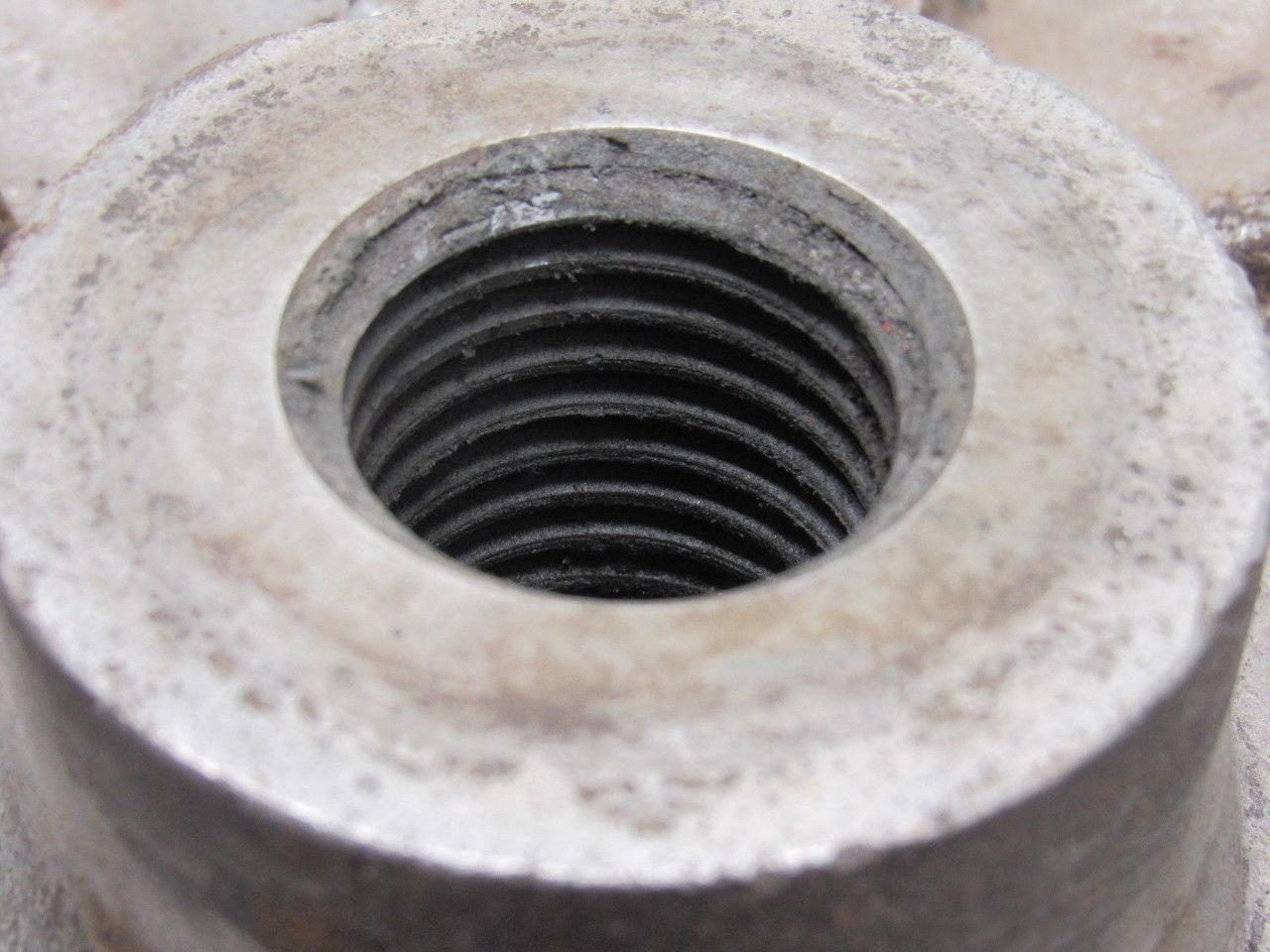 9-3/4" Cast Iron Pump Impeller 1-1/8"-7 Threaded Bore