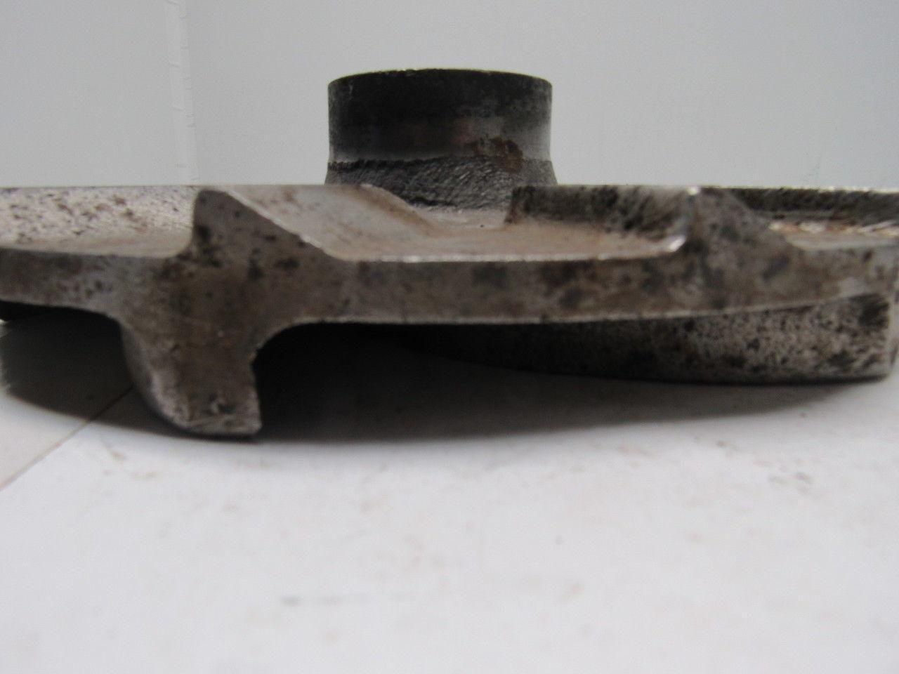9-3/4" Cast Iron Pump Impeller 1-1/8"-7 Threaded Bore