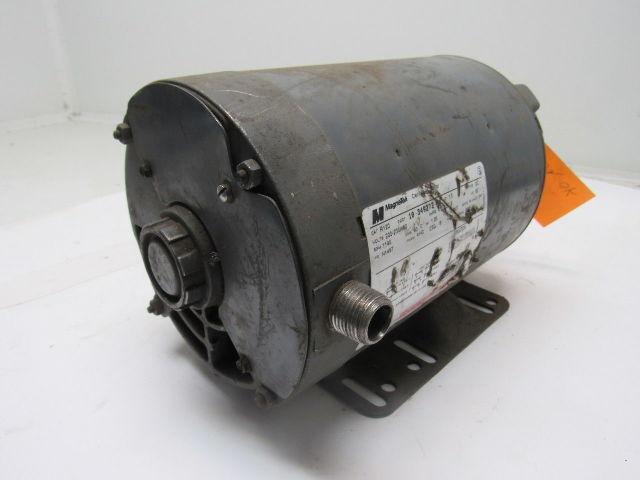 Magnetek 10-349272 R120 1HP Electric Motor 208-230/460V 1140RPM 3PH N145T Frame