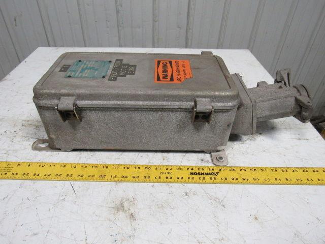 Crouse-Hinds WSR6352 Mod 82 60A 600V Arktite Fusible Interlock Switch Receptacle