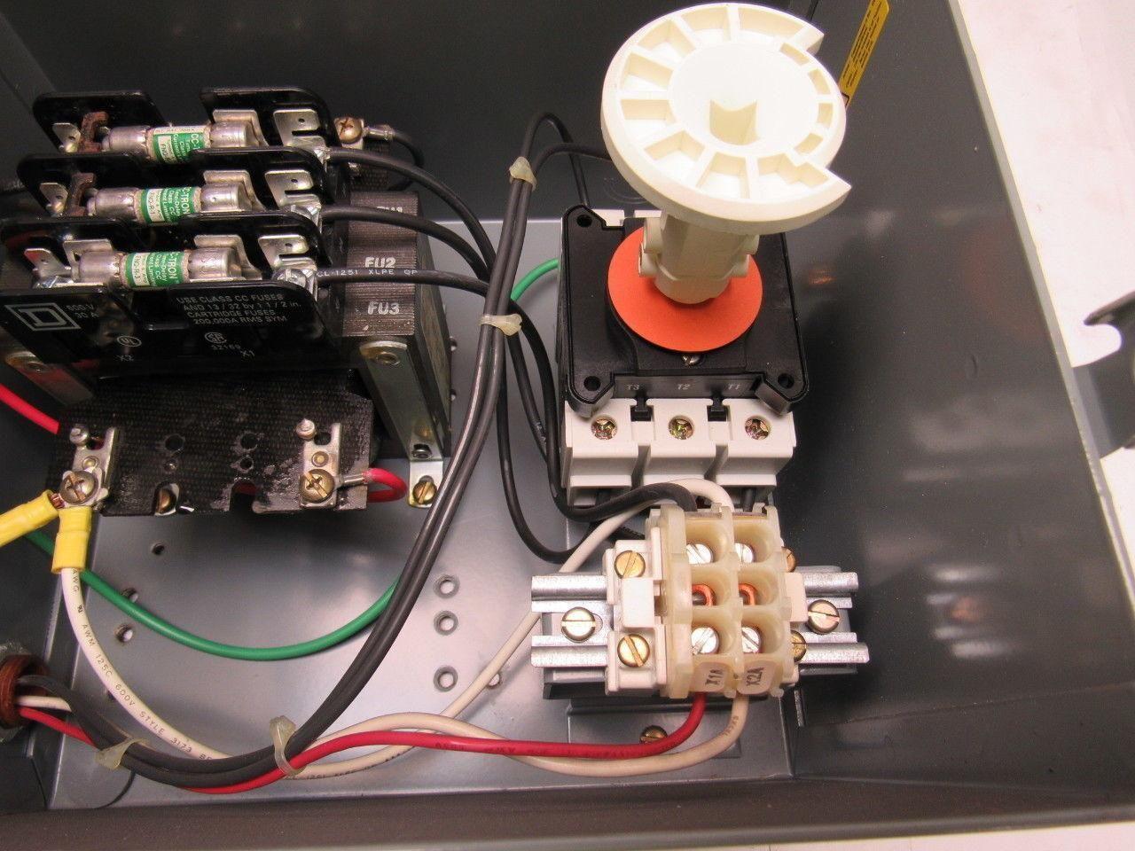 Square D SK250G1 Ser A Class 9070 Transformer Disconnect 230/460V Pri 115V Sec.