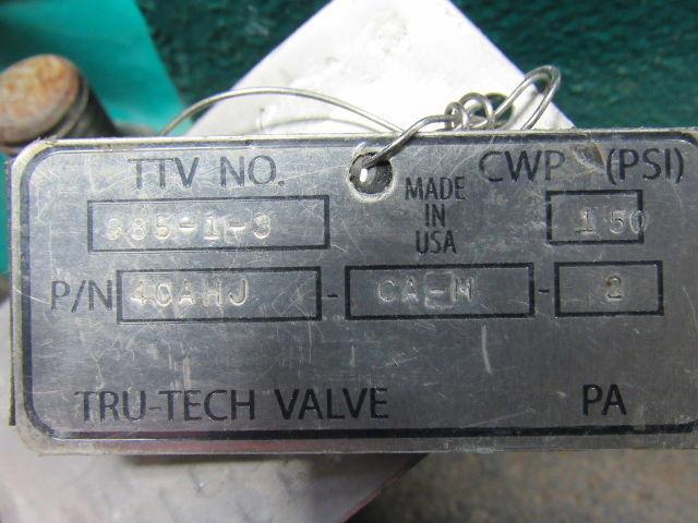 TruTech 4CAHJ-CA-M-2 Hand Operated Rubber Diaphragm Valve 4" Flanged 150PSI