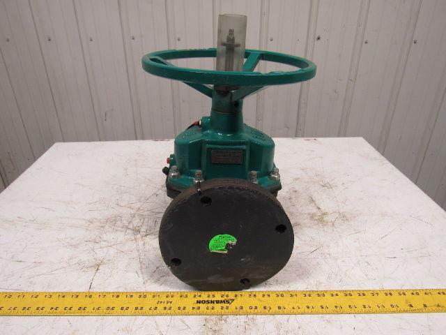 TruTech 4CAHC-CA-A-2 Hand Operated Rubber Diaphragm Valve 4" Flanged 150PSI