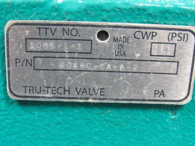 TruTech 4CAHC-CA-A-2 Hand Operated Rubber Diaphragm Valve 4" Flanged 150PSI
