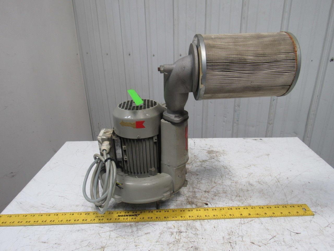 SIEMENS ELMO-G G2BH1403 Vacuum Blower 60Hz 380Y 3420 UpM .9kW