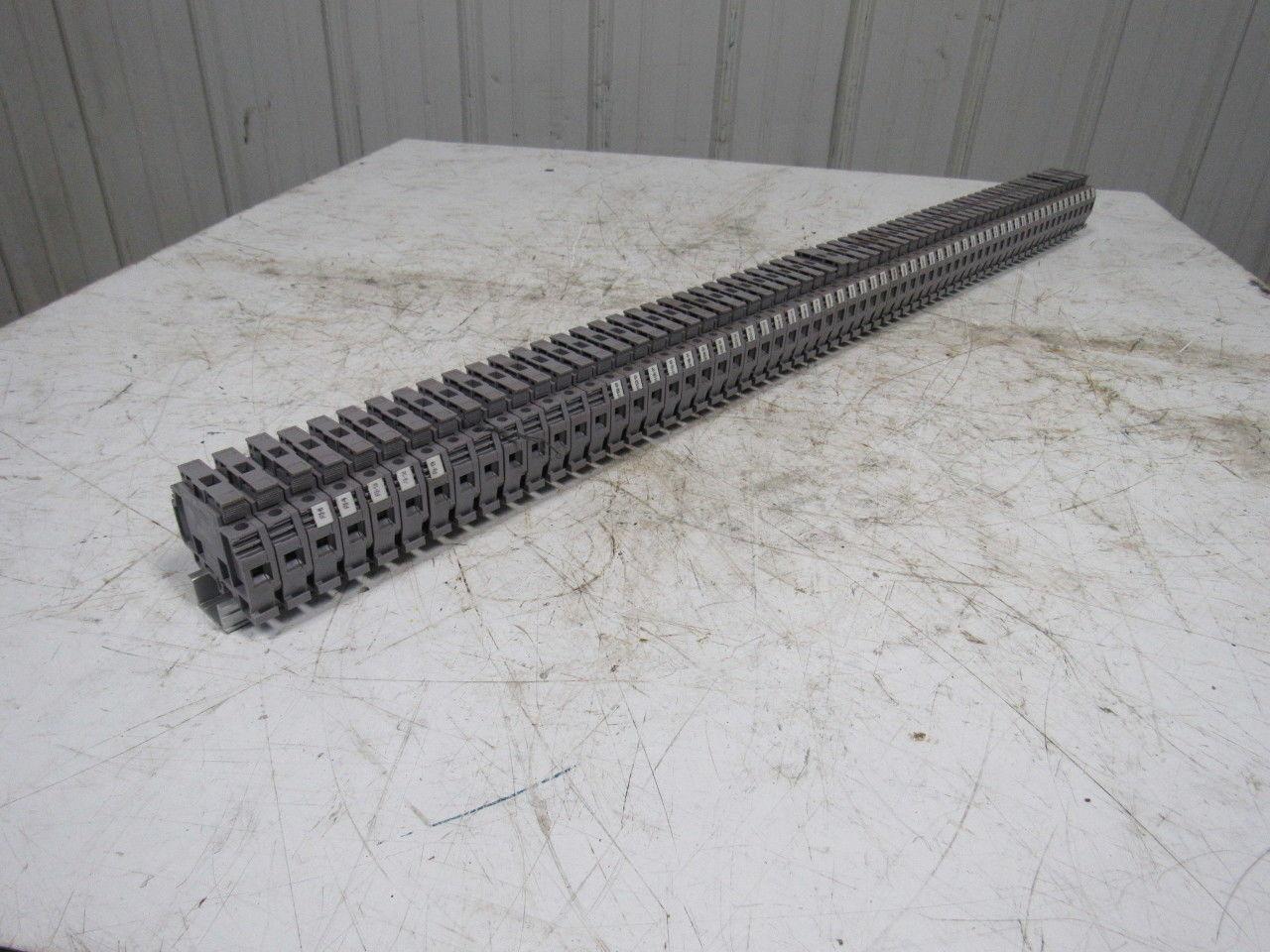 Entrelec 011537805 M10/16 Fuse Holder Terminal Block Din Rail Mount Lot of 60