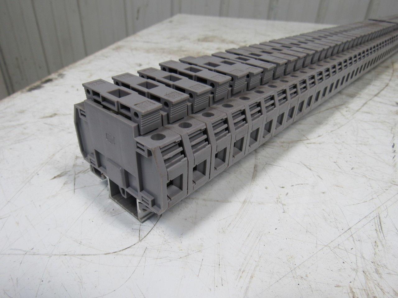 Entrelec 011537805 M10/16 Fuse Holder Terminal Block Din Rail Mount Lot of 60
