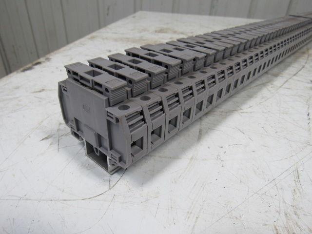 Entrelec 011537805 M10/16 Fuse Holder Terminal Block Din Rail Mount Lot of 60