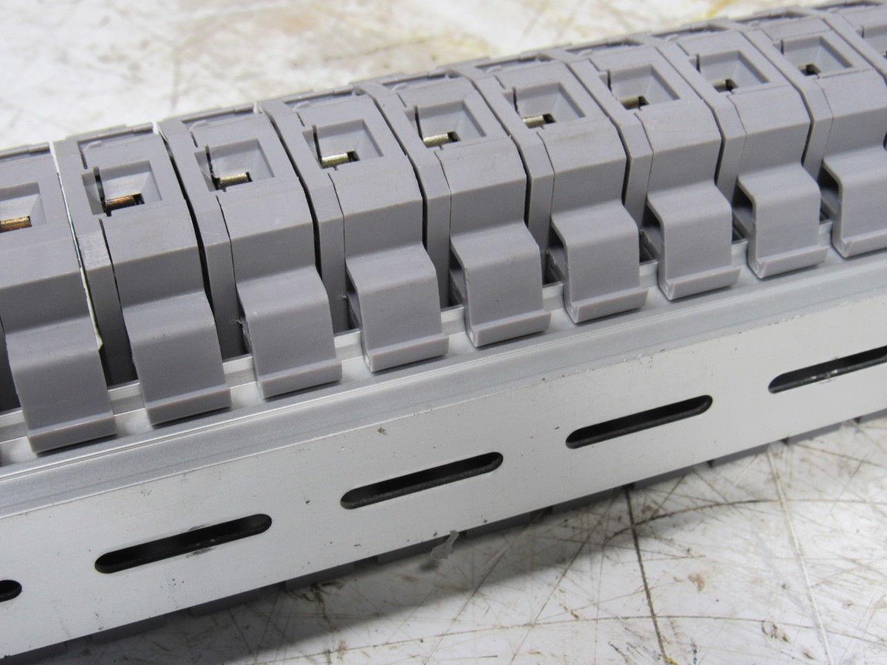 Entrelec 011537805 M10/16 Fuse Holder Terminal Block Din Rail Mount Lot of 60
