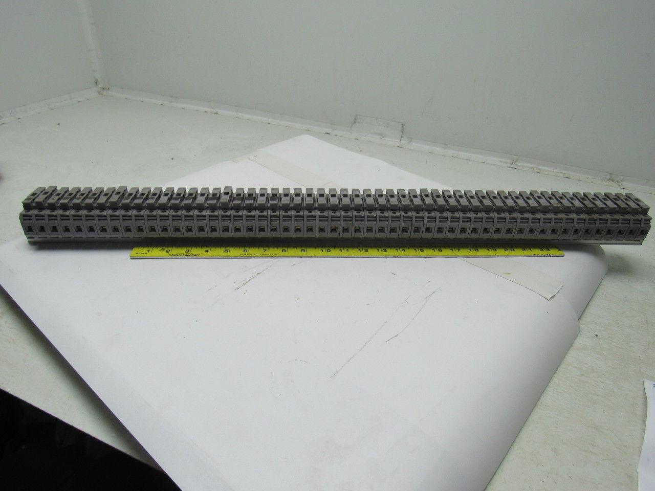 Entrelec 011537805 M10/16 Fuse Holder Terminal Block Din Rail Mount Lot of 50