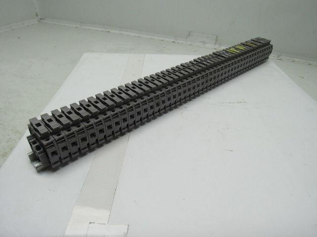 Entrelec 011537805 M10/16 Fuse Holder Terminal Block Din Rail Mount Lot of 45