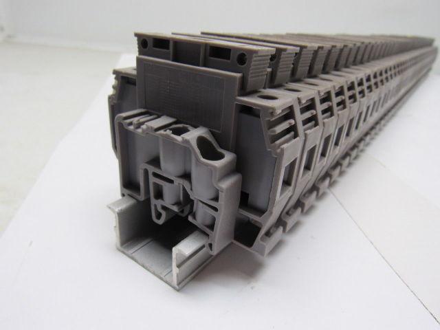 Entrelec 011537805 M10/16 Fuse Holder Terminal Block Din Rail Mount Lot of 45