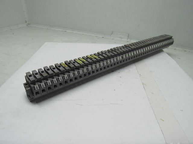 Entrelec 011537805 M10/16 Fuse Holder Terminal Block Din Rail Mount Lot of 45