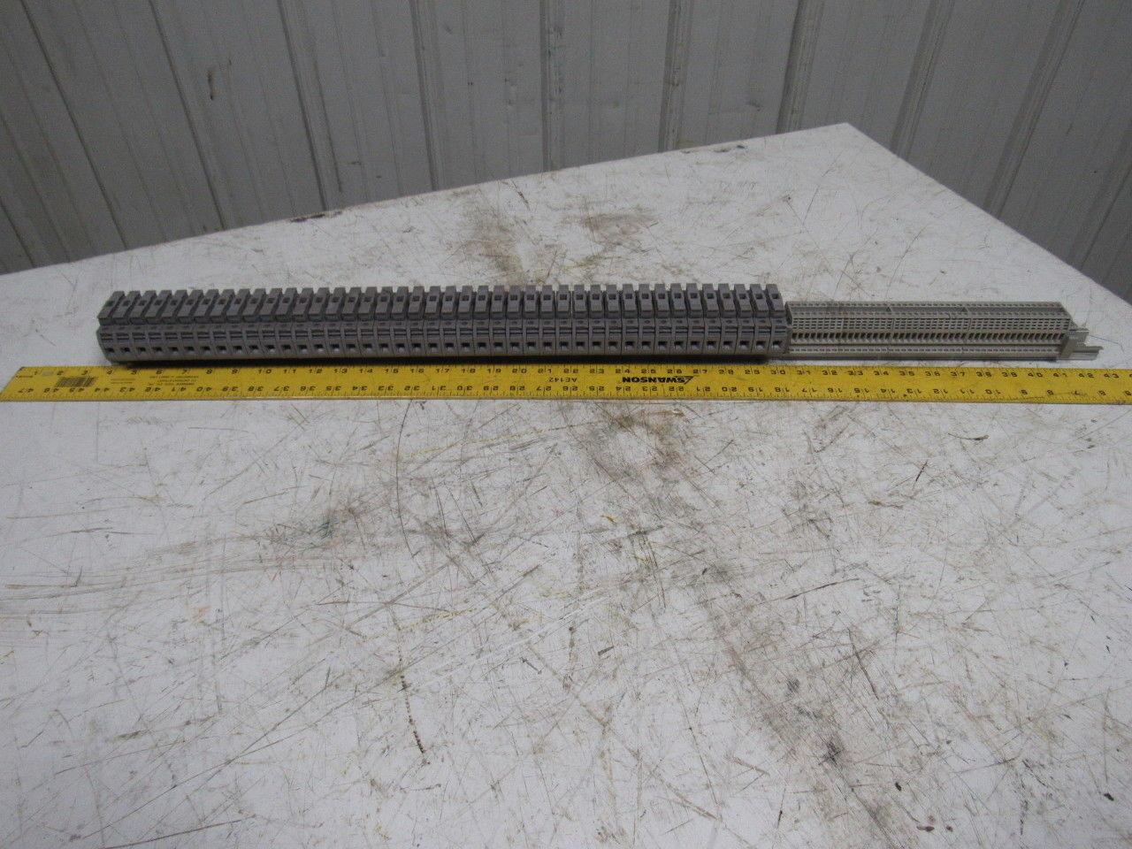 Entrelec 011537805 M10/16 Fuse Holder Terminal Block Din Rail Mount Lot of 42