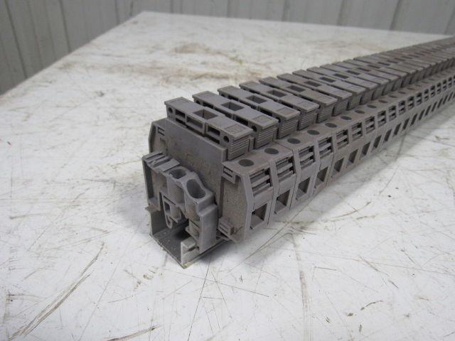 Entrelec 011537805 M10/16 Fuse Holder Terminal Block Din Rail Mount Lot of 42