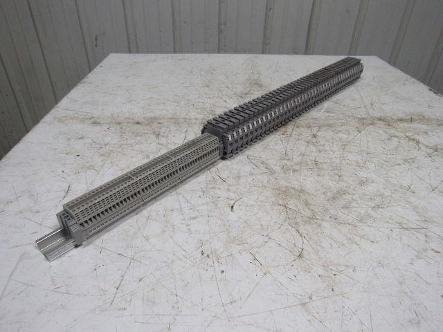 Entrelec 011537805 M10/16 Fuse Holder Terminal Block Din Rail Mount Lot of 42