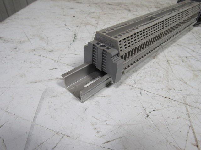 Entrelec 011537805 M10/16 Fuse Holder Terminal Block Din Rail Mount Lot of 42