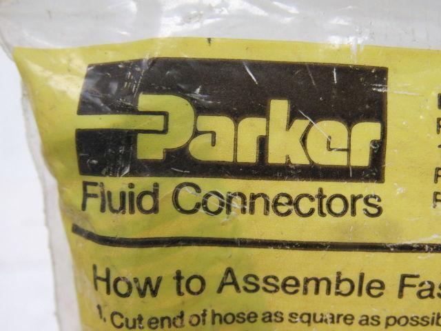 PARKER FLUID FAST-STOR Hose Assembly Kit Fluid Connector Lot/17 NIB