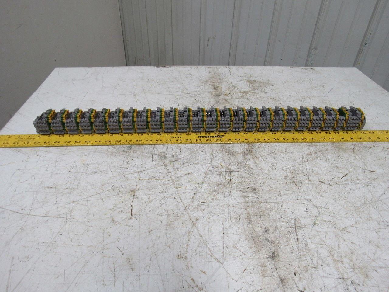 Entretec M10/10 & M4/8S Fuse Ground Terminal Block Din Rail Strip 34" Long