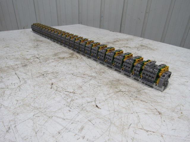 Entretec M10/10 & M4/8S Fuse Ground Terminal Block Din Rail Strip 34" Long