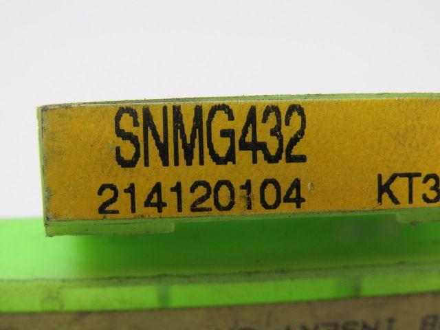 SNMG432 Tin Coated Carbide insert Grade 5 Lot of 13